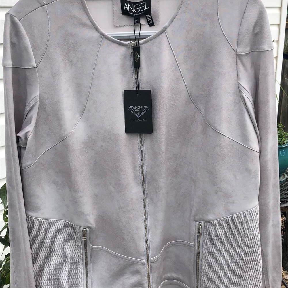 Angel Apparel Slate Shorty Jacket XL NWT casual/business, nite out, lagenlook
